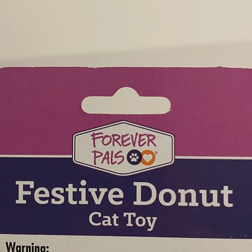 Forever Pals Cat Toys Festive Donut and Furry Mice - Picture 7 of 7